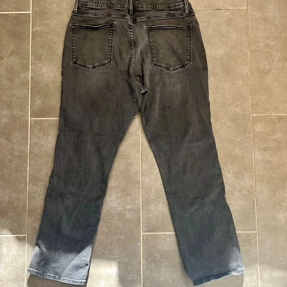 Frame Denim Le High Straight Jeans Black Size 33 - Picture 7 of 7